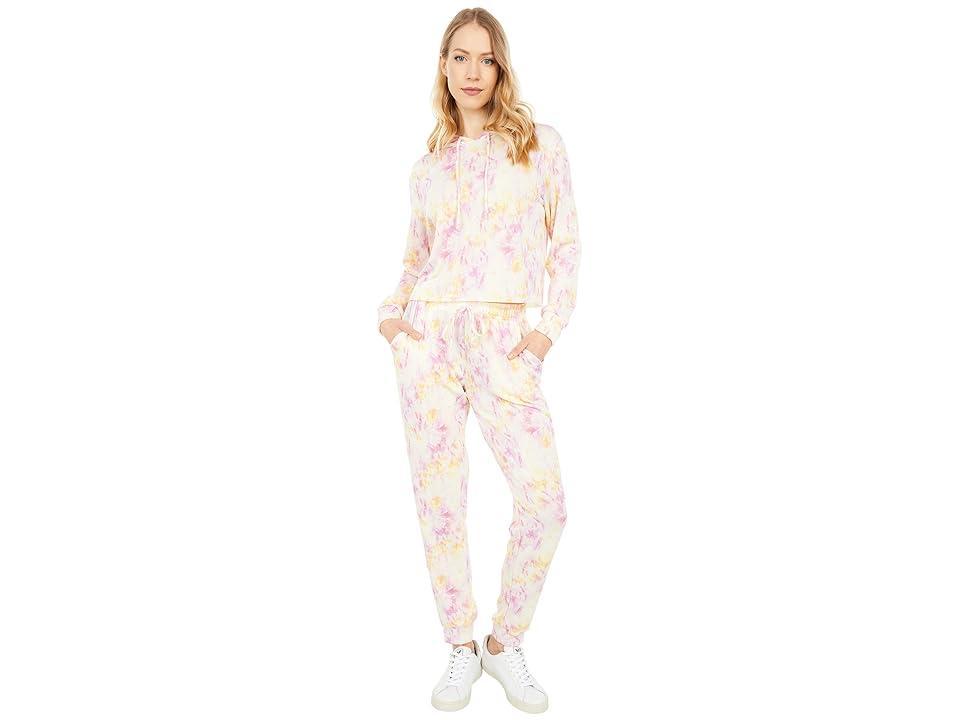 YMI Two-Piece Hoodie Pants Fleece Set (Tie-Dye Moment) Women's Active Sets Product Image