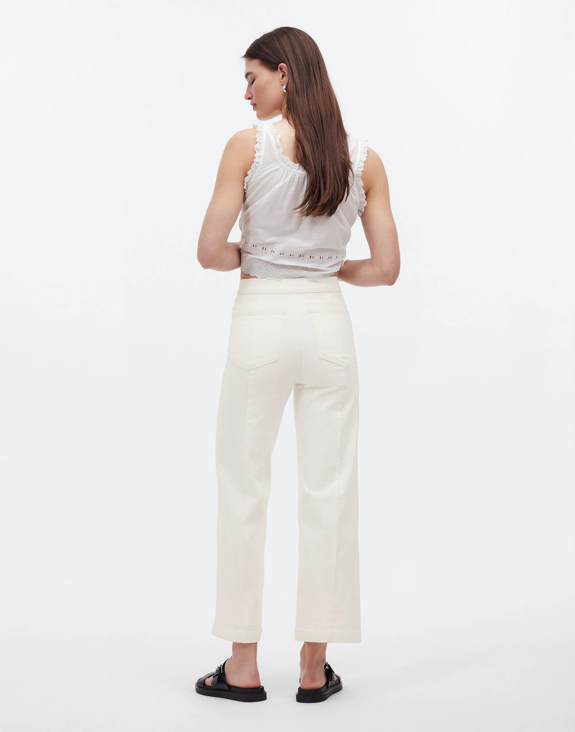 The Emmett Wide-Leg Jean in Tile White: Welt Pocket Edition Product Image