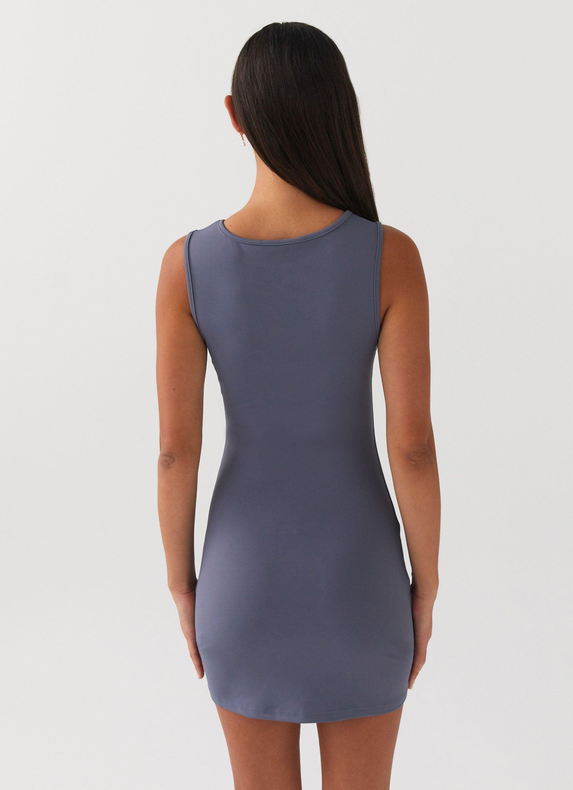 Cosmic Chic Mini Dress - Ash Product Image