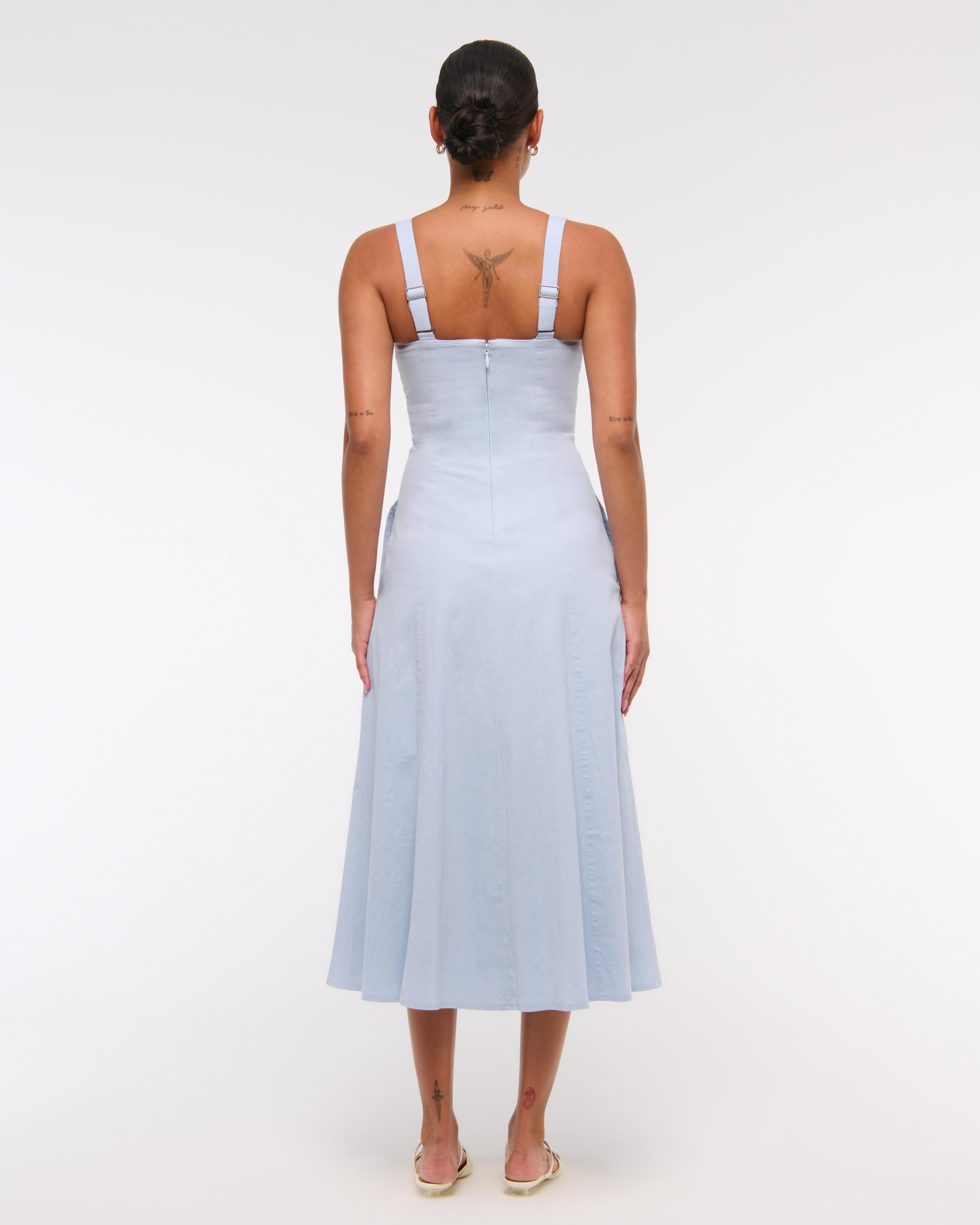 The A&F Mila Midi Dress Product Image