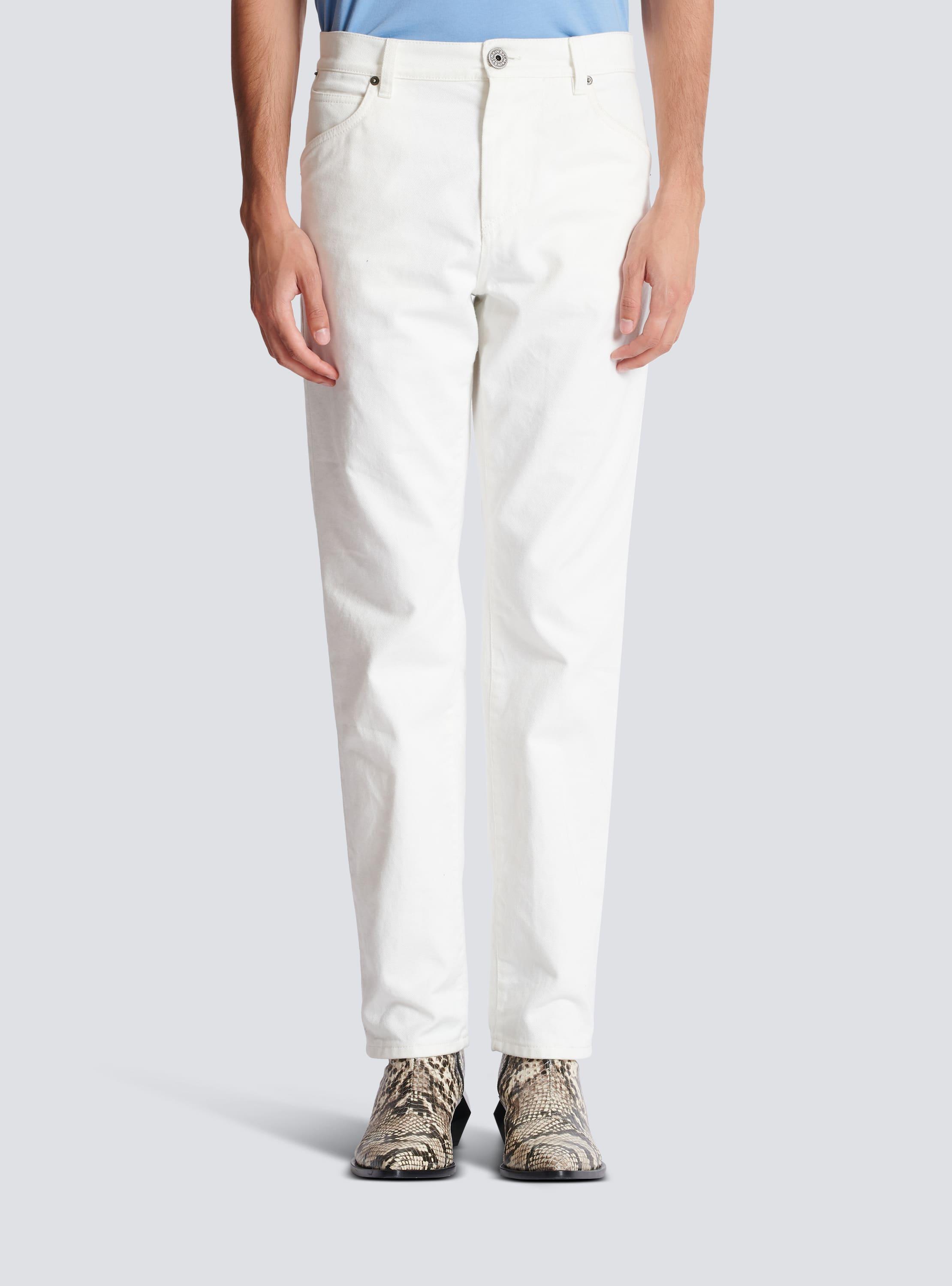 White denim jeans Product Image