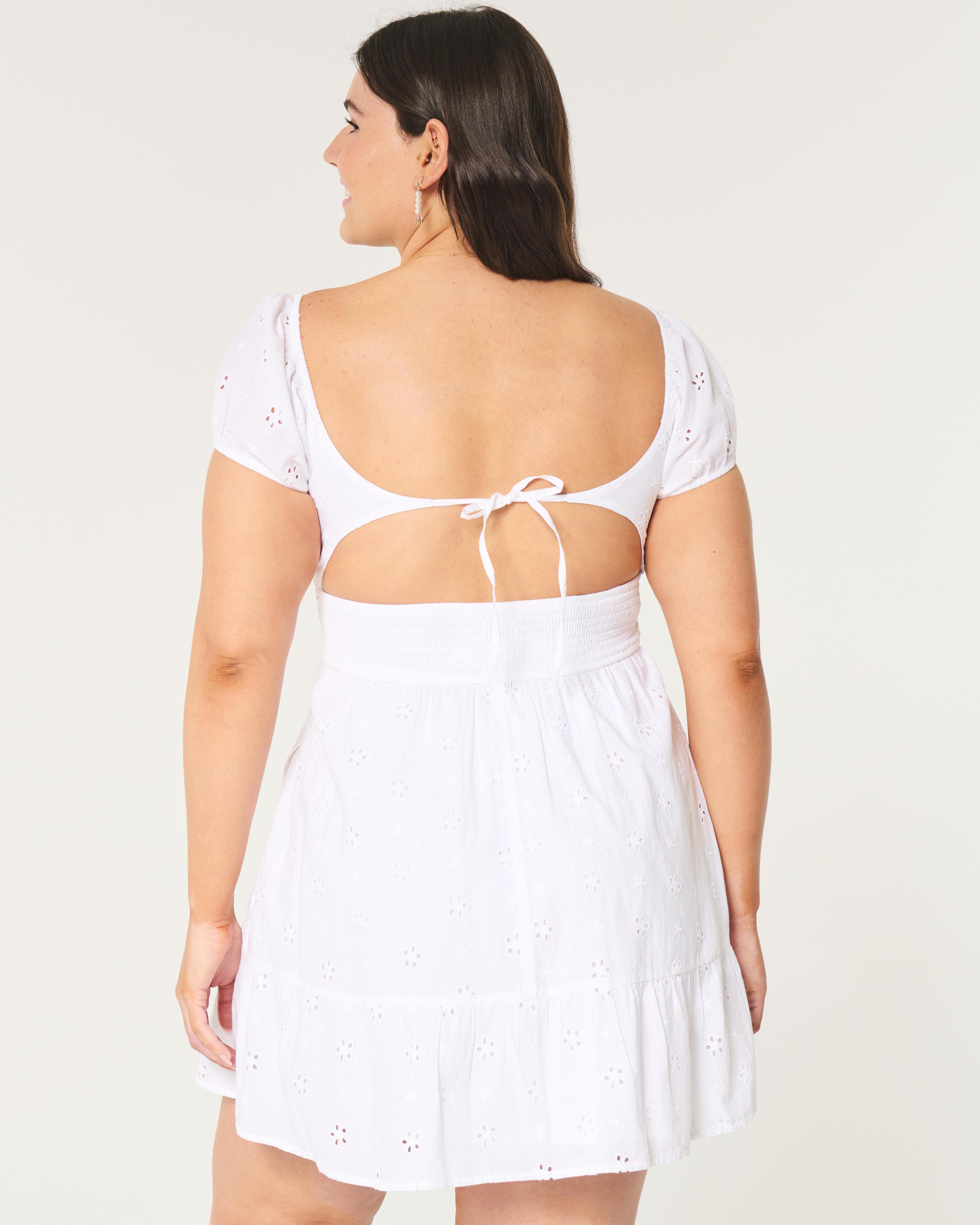 Open Back Tiered Mini Dress Product Image