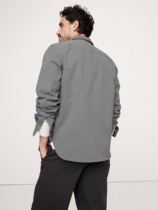 Cotton Twill Shirt Jacket Product Image