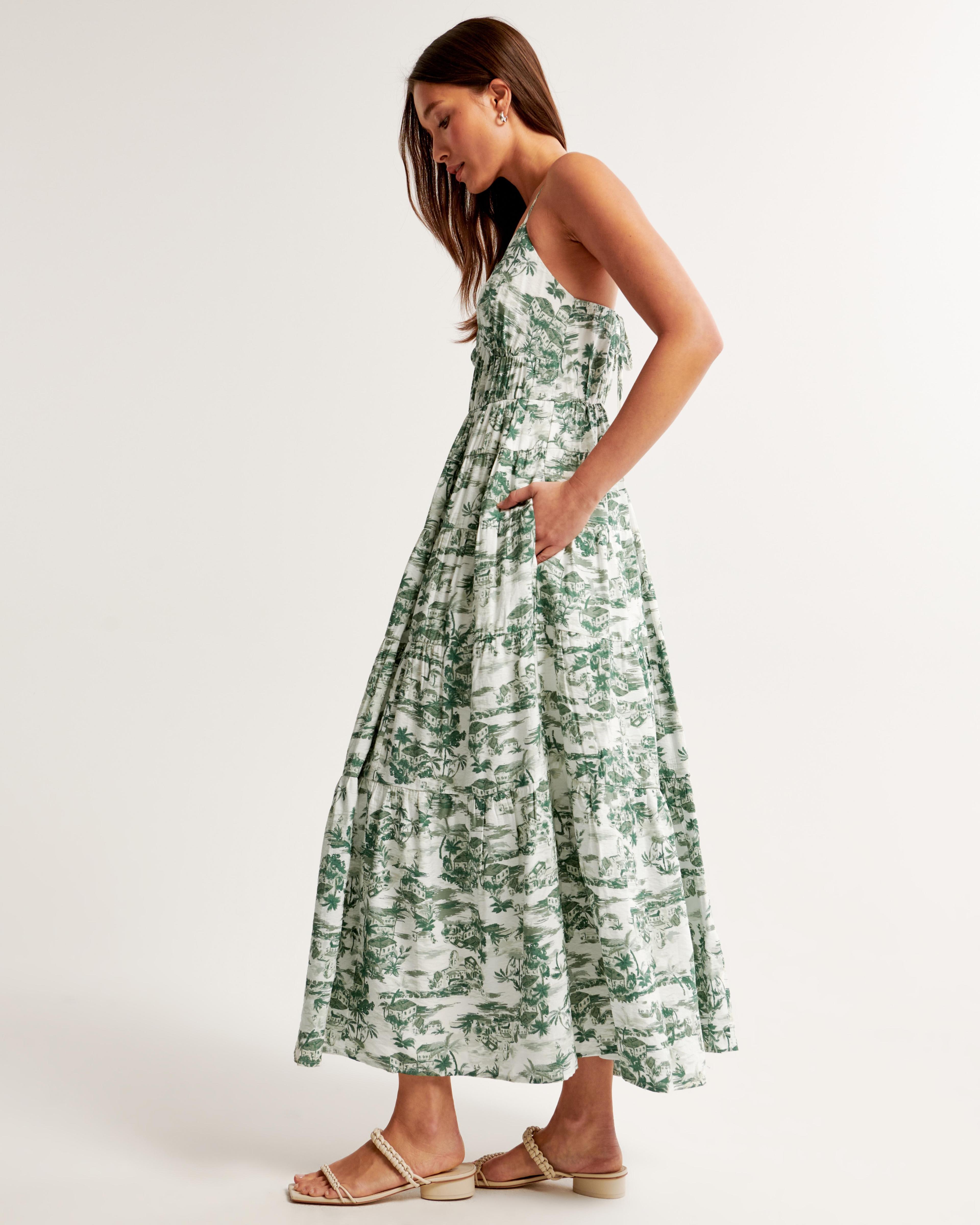 Flowy Tiered Maxi Dress Product Image