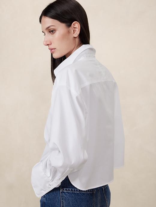 The Boxy Crop Shirt Product Image