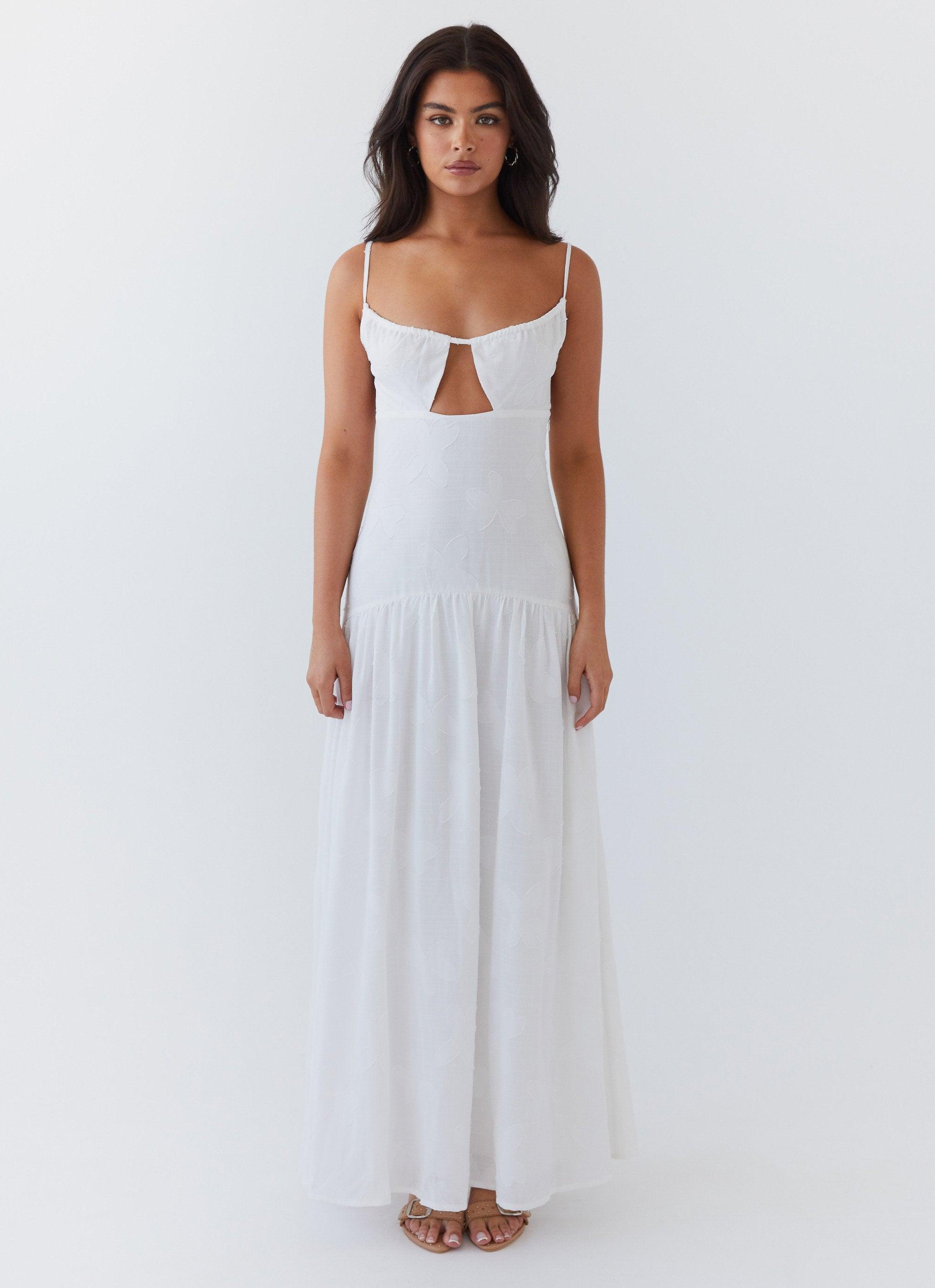 Myra Maxi Dress - White Product Image