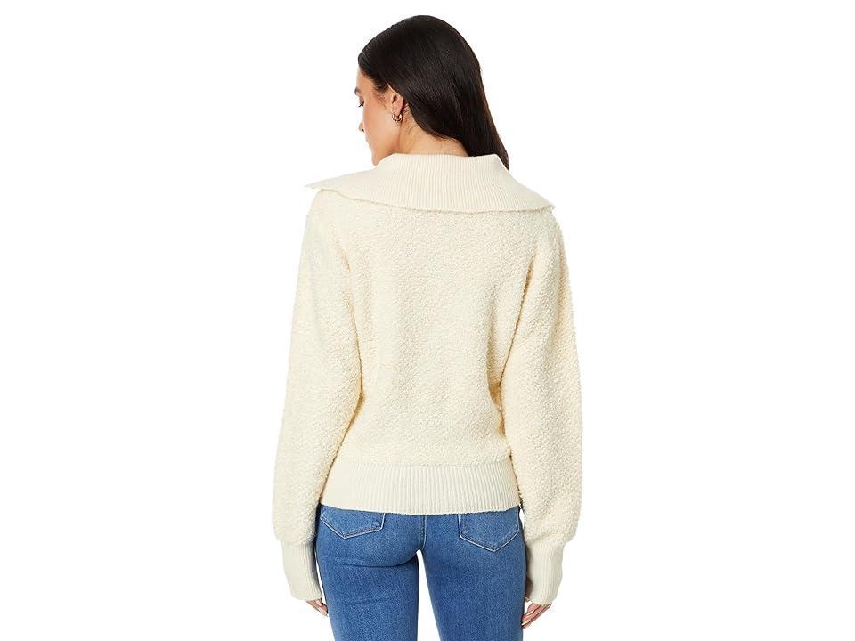 en saison Hayes Sweater Top (Cream) Women's Clothing Product Image