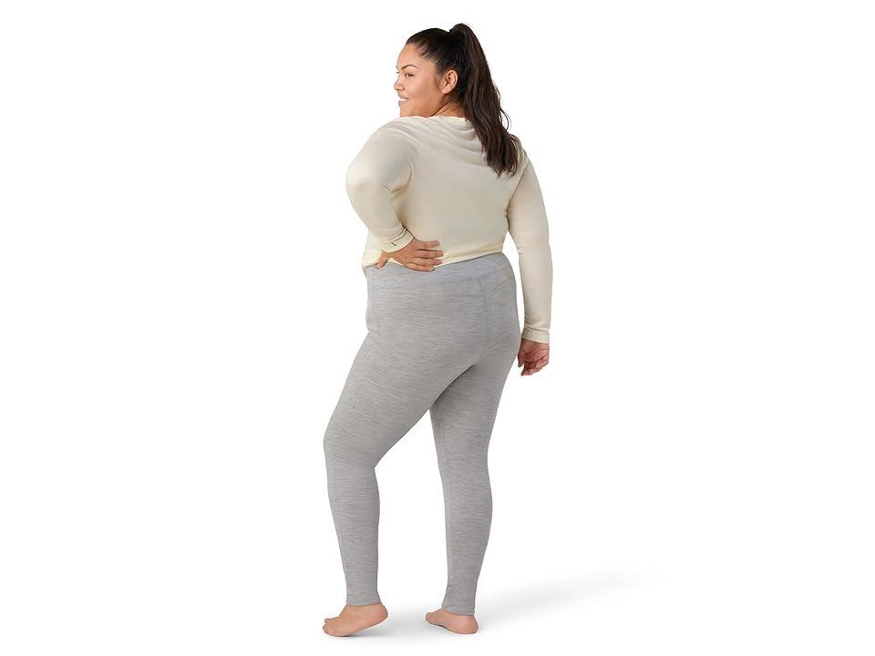 Smartwool Plus Size Classic All-Season Merino Base Layer Bottoms (Light Heather) Women's Clothing Product Image