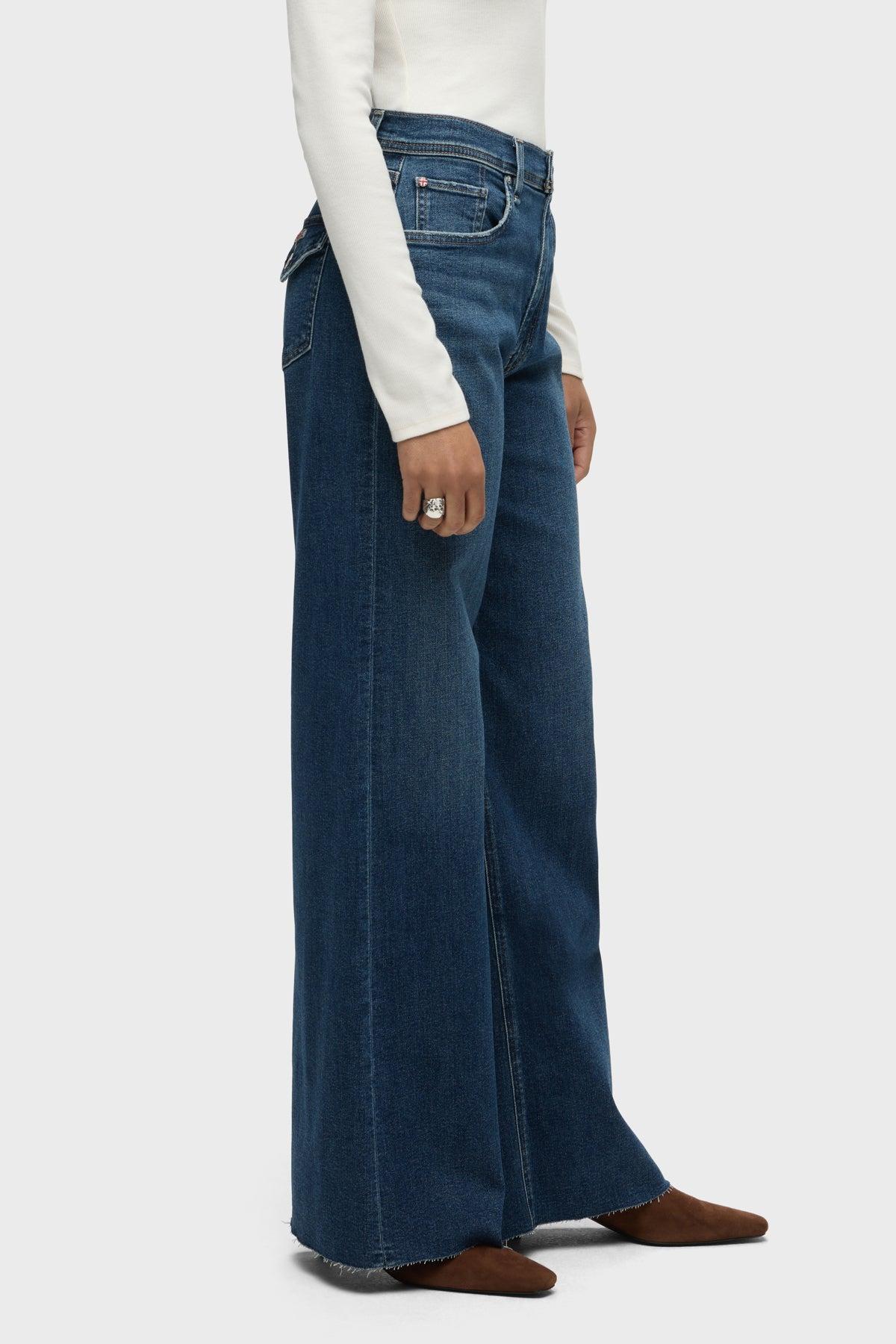 Jodie Loose Fit Wide Leg w/ Flap Jean Female Product Image