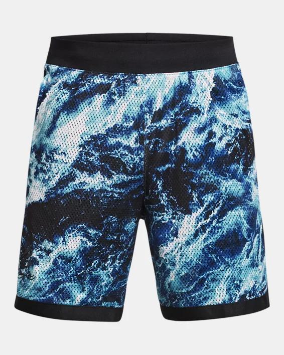 Men's Curry x Bruce Lee  'Be Water' Mesh Shorts Product Image