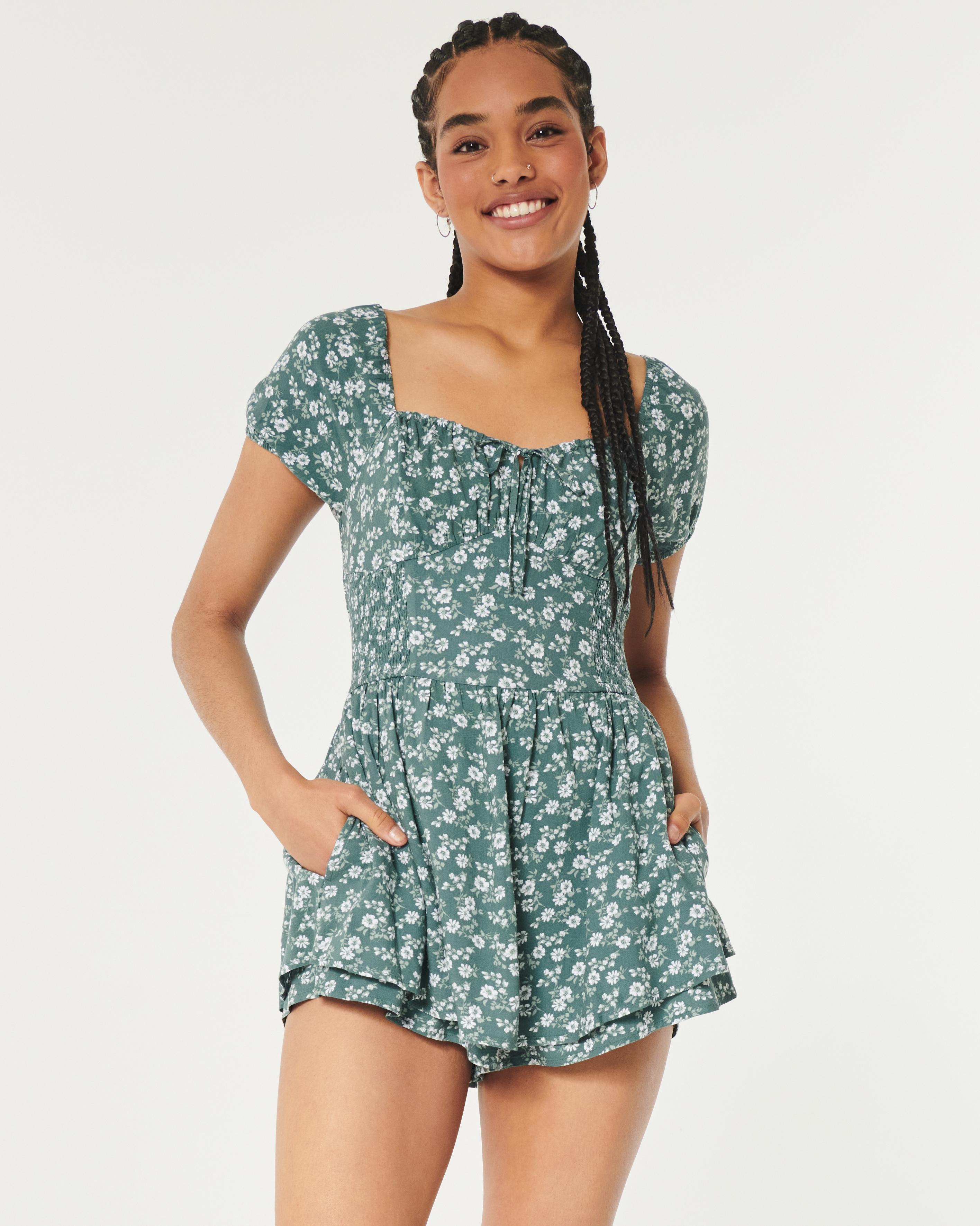 Hollister Sofia Double-Tier Romper Product Image