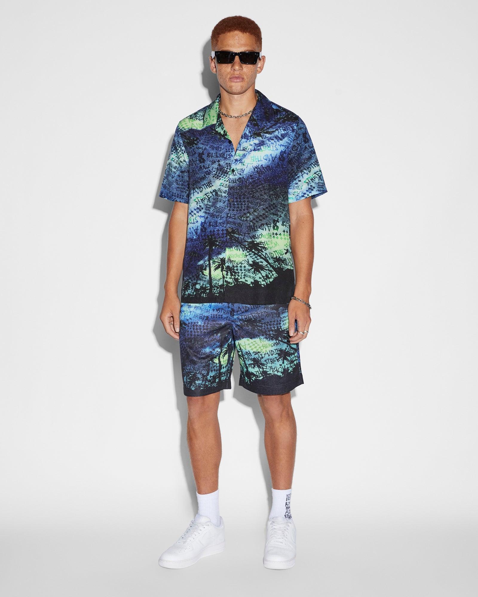 SPACE PALM MESH SHORT MULTI Male Product Image