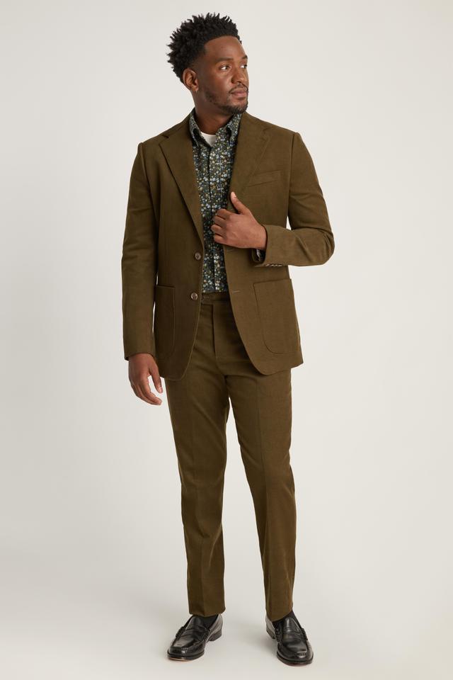 Jetsetter Italian Brushed Cotton Blazer Product Image