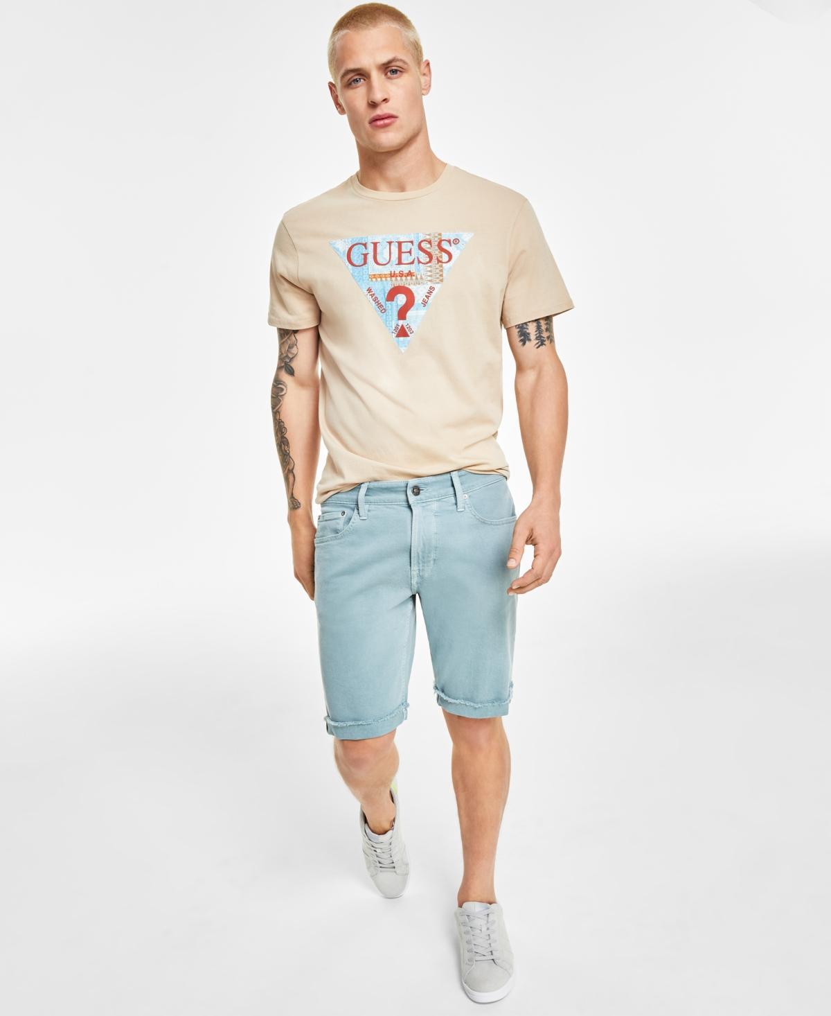 Guess Mens Regular Stretch Denim Shorts Product Image