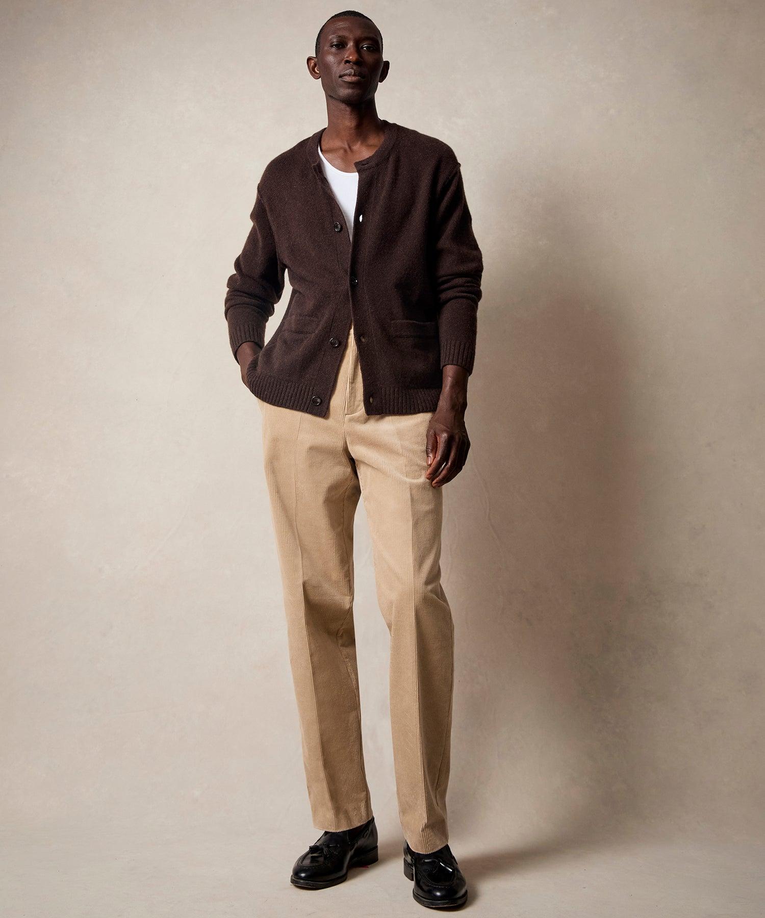 Wide Wale Corduroy Gramercy Trouser in Desert Beige Male Product Image