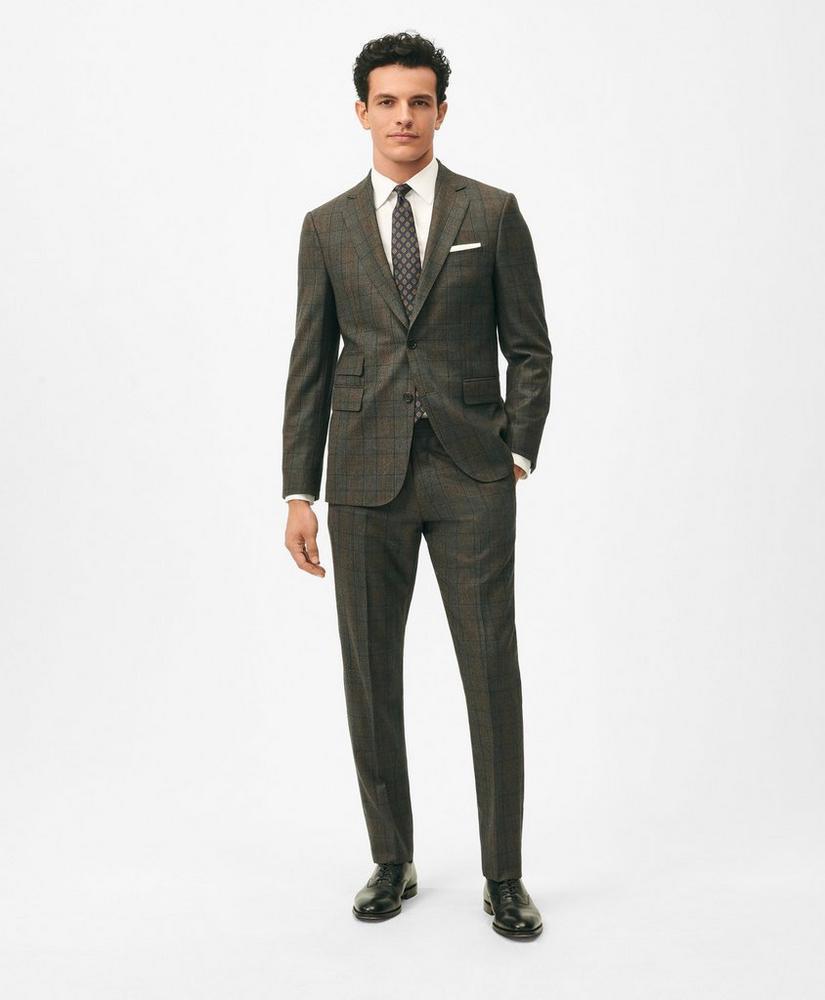 Slim Fit Wool Cashmere Checked 1818 Suit Product Image