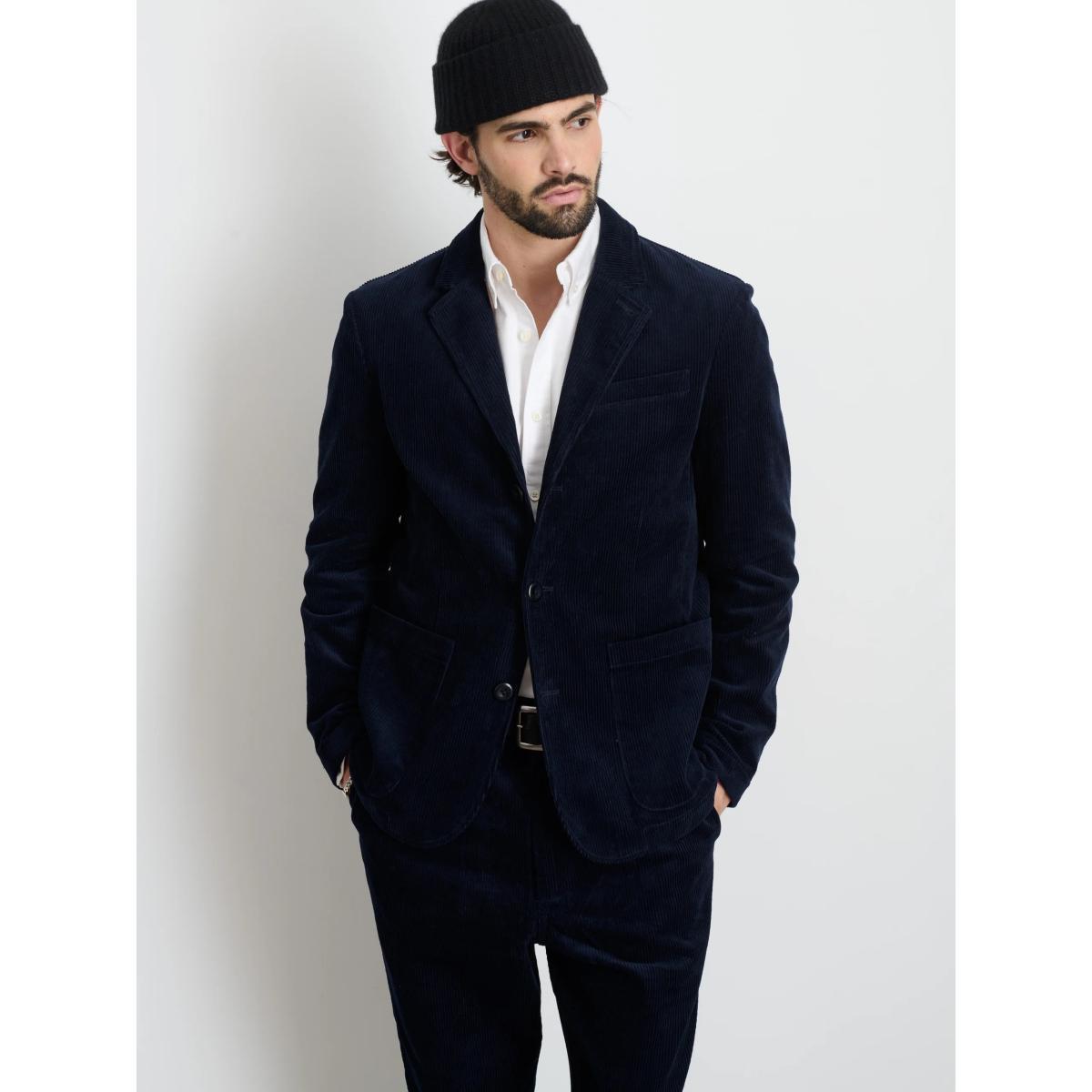 Mill Blazer Dark Navy Corduroy Product Image