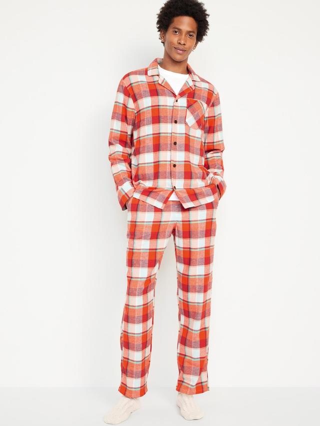 Flannel Pajama Set for Men Product Image