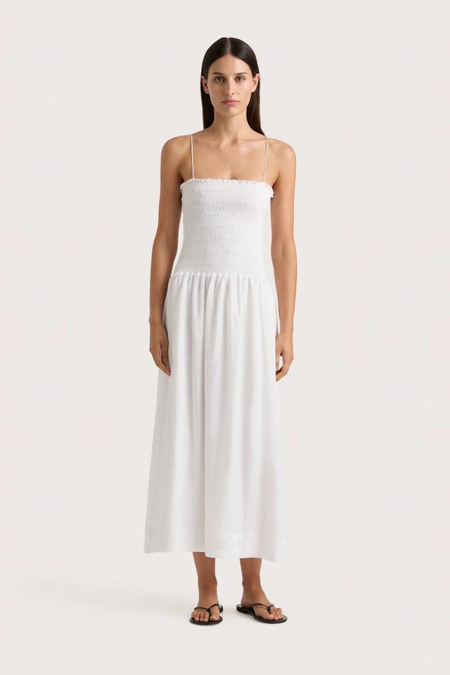 Geriba Midi Dress White Product Image