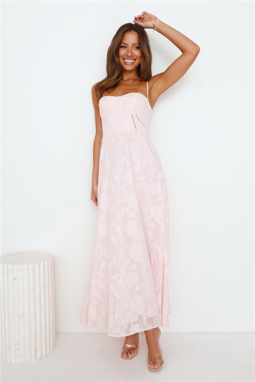 Softest Sand Maxi Dress Pink Product Image