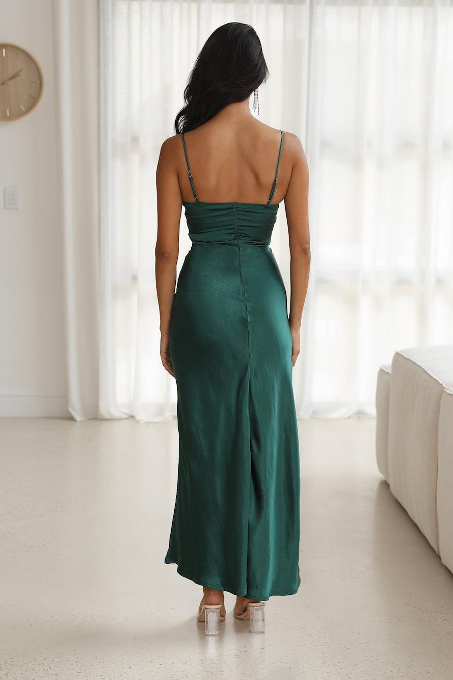 Dreamy Ball Midi Dress Jade  Product Image