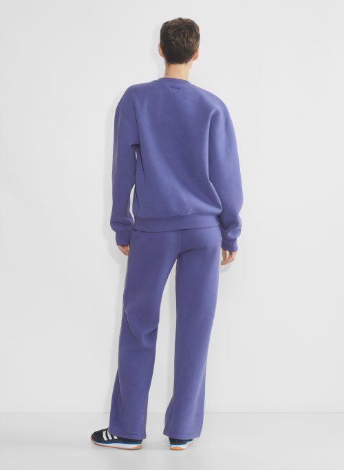 cozy fleece perfect banded wide sweatpant Product Image