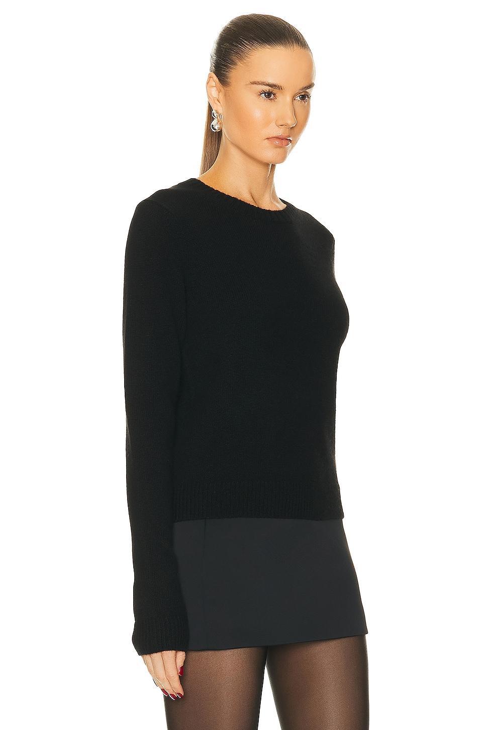 KHAITE Diletta Sweater in Black Product Image