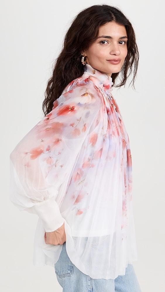 Zimmermann Crush Smock Blouse | Shopbop Product Image