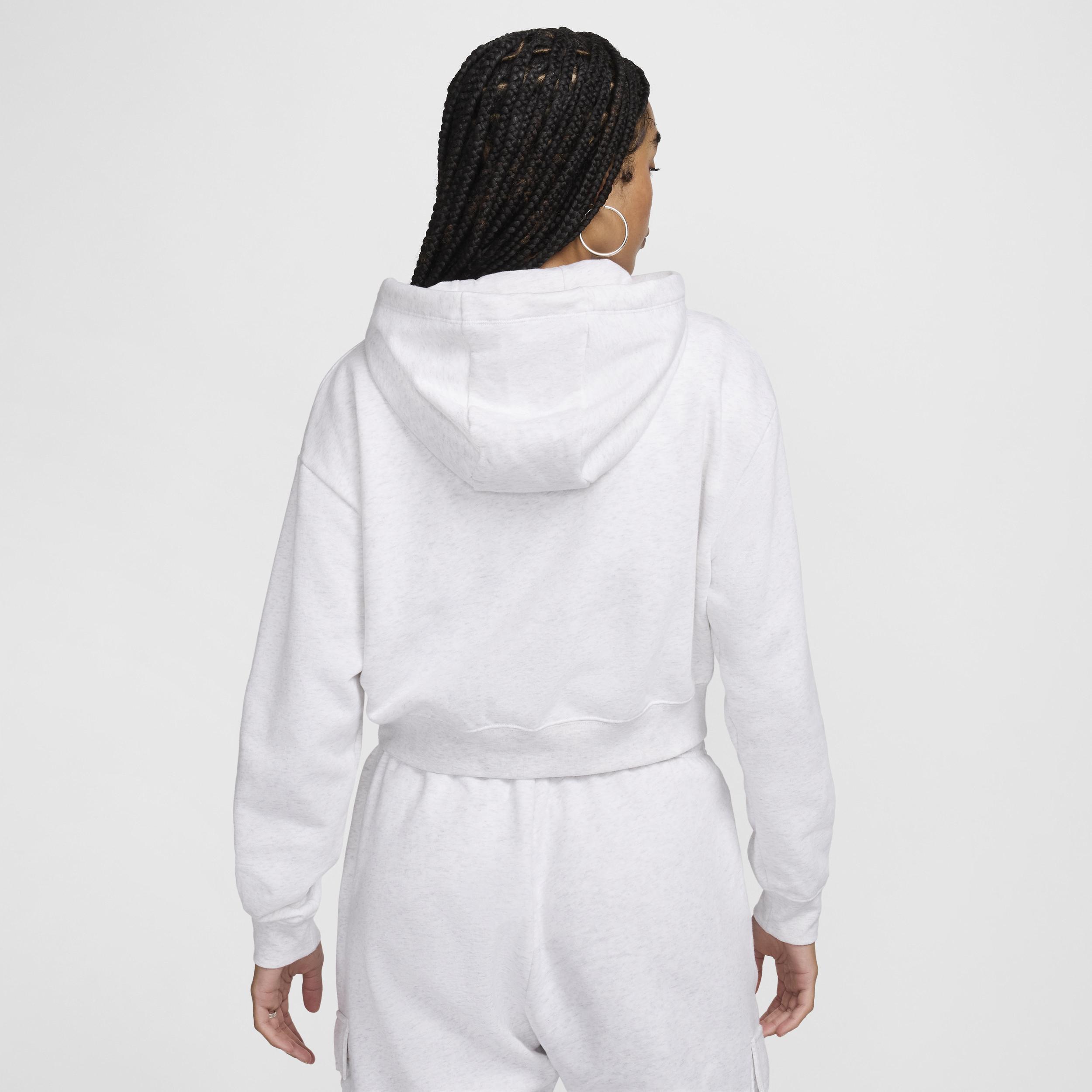 Nike Womens Sportswear Club Fleece Crop Hoodie Product Image