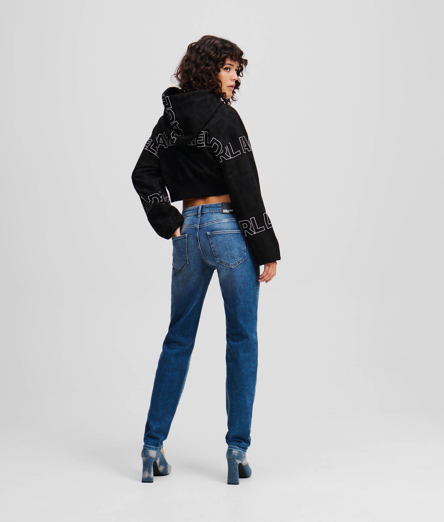 MID-RISE SLIM JEANS Product Image