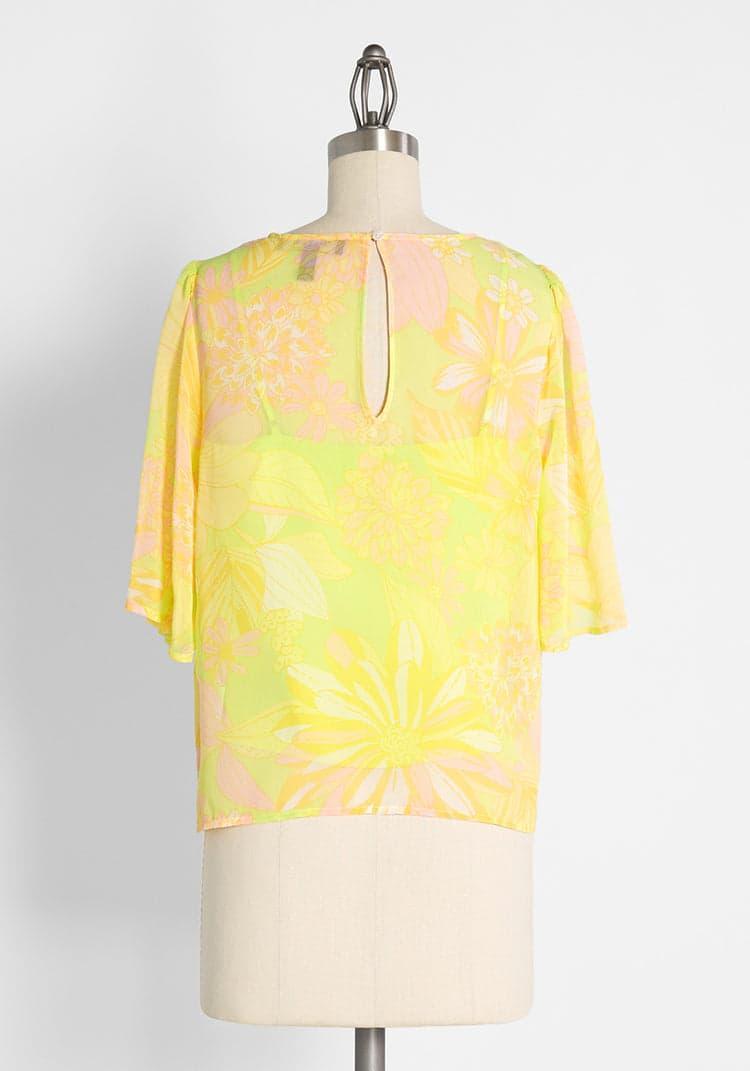 Fluttering Outta Sight Blouse Product Image