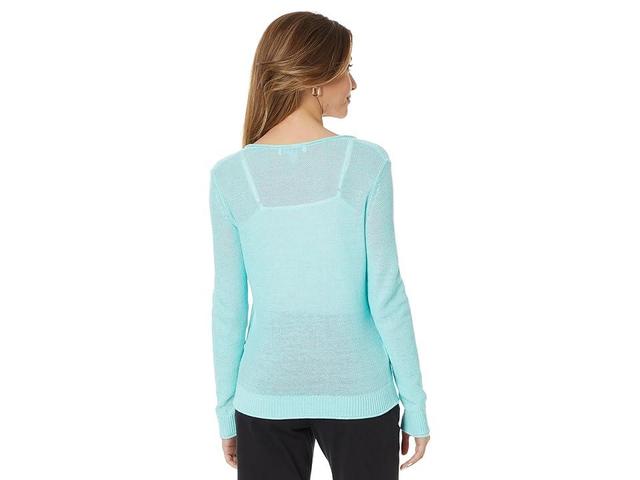 Tommy Bahama Cedar Linen LS V-Neck Women's Sweater Product Image