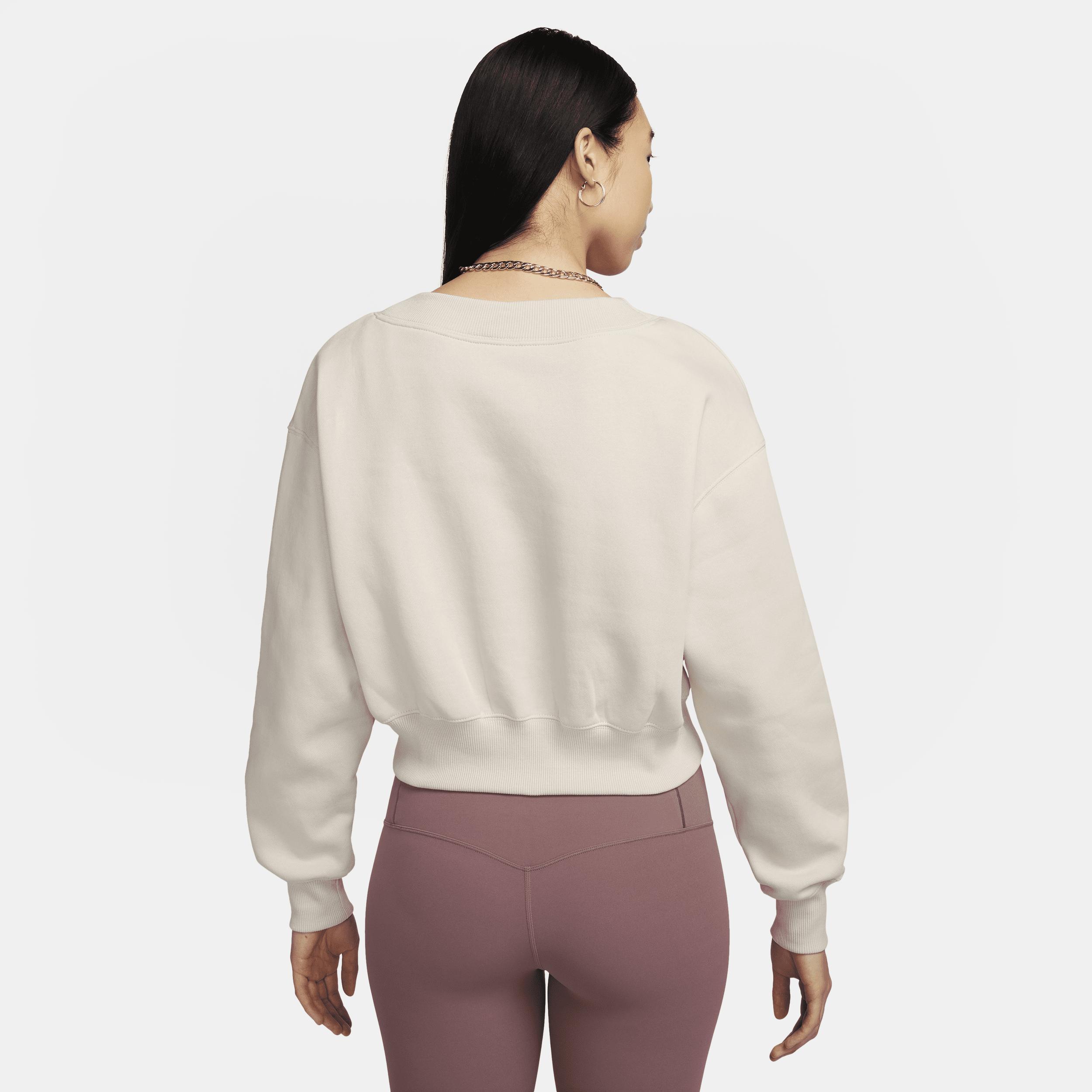 Women's Nike Sportswear Phoenix Fleece Cropped V-Neck Top Product Image