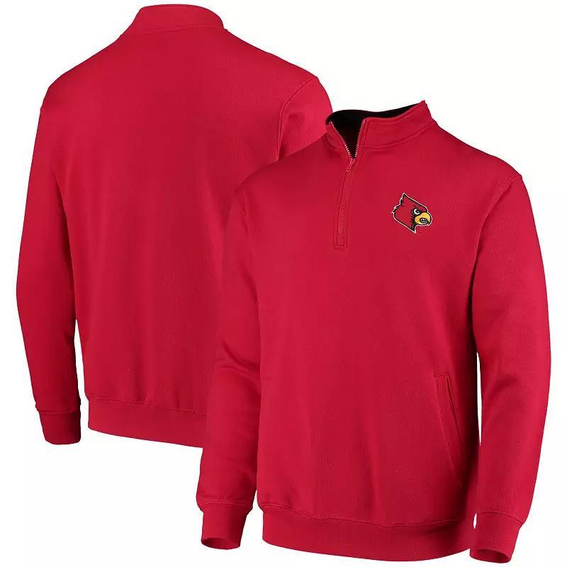 Mens Red Louisville Cardinals Tortugas Logo Quarter-Zip Jacket Product Image