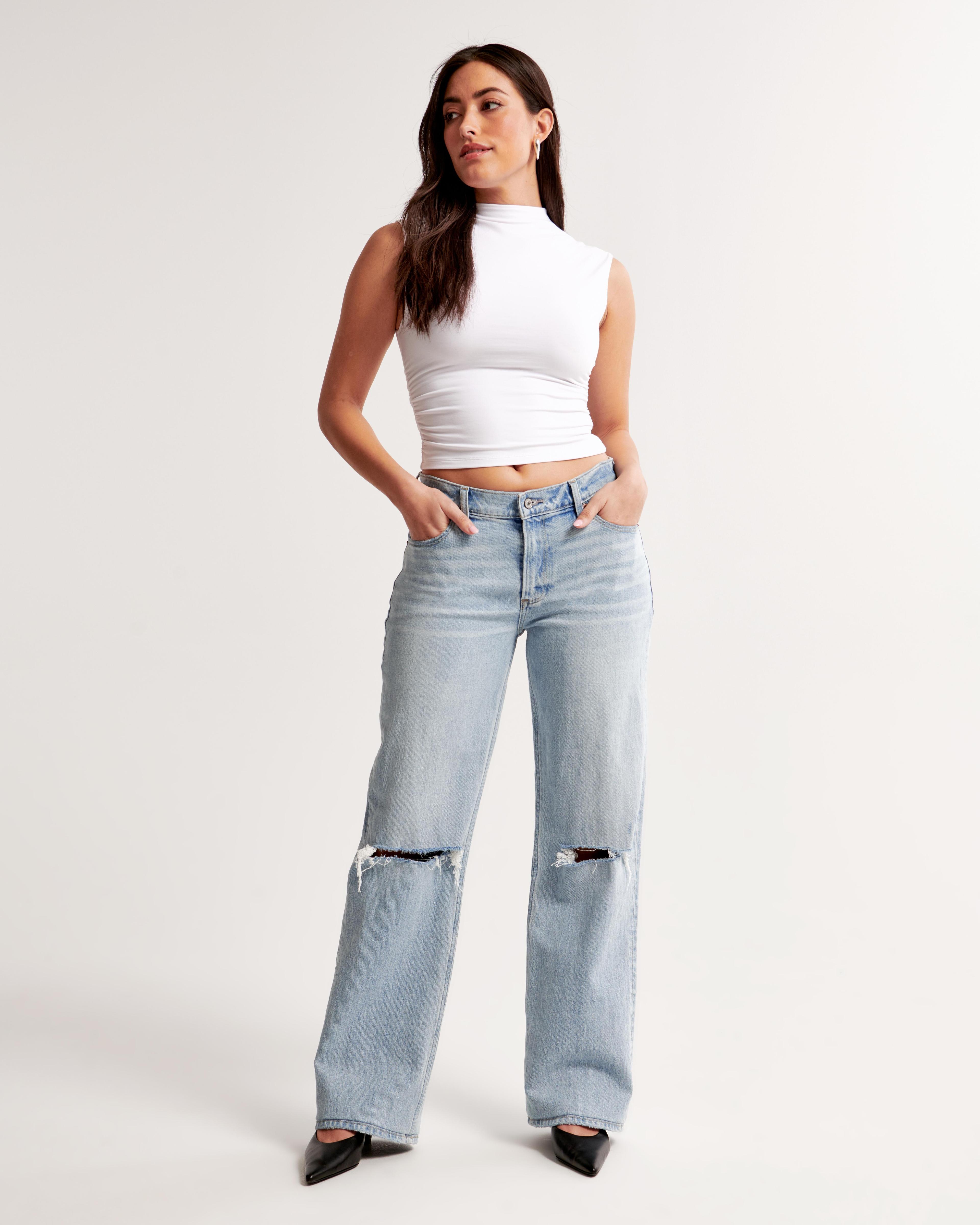 Curve Love Low Rise Baggy Jean Product Image