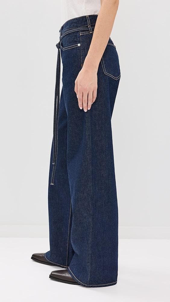 SLVRLAKE Mica Belted Jeans | Shopbop Product Image