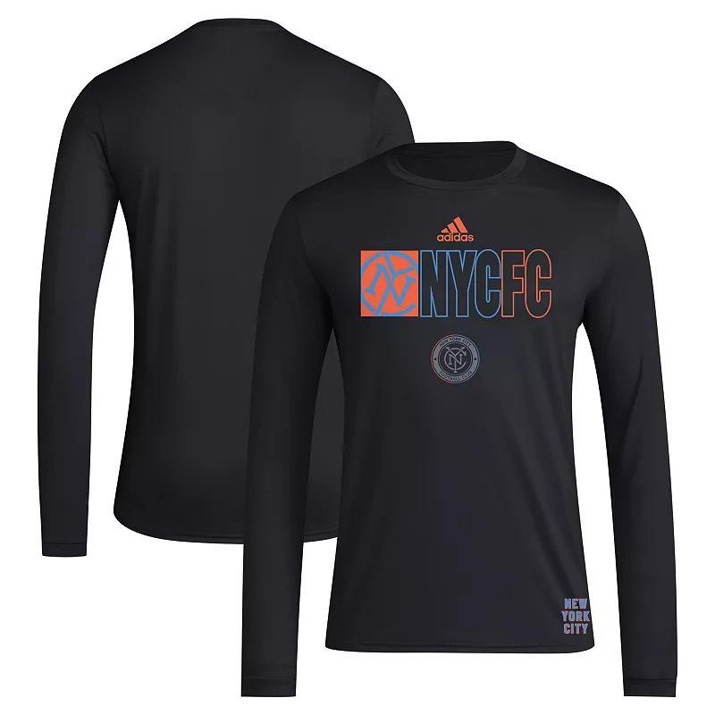 Mens adidas New York City FC 2024 Jersey Hook AEROREADY Long Sleeve T-Shirt Product Image