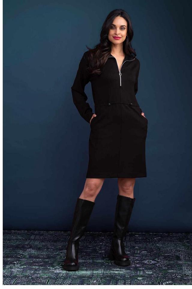 Black Knit Dress Product Image