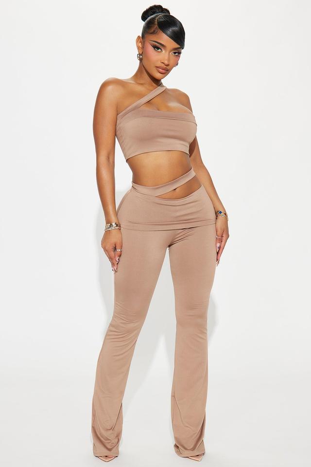 Kira Pant Set - Taupe Product Image