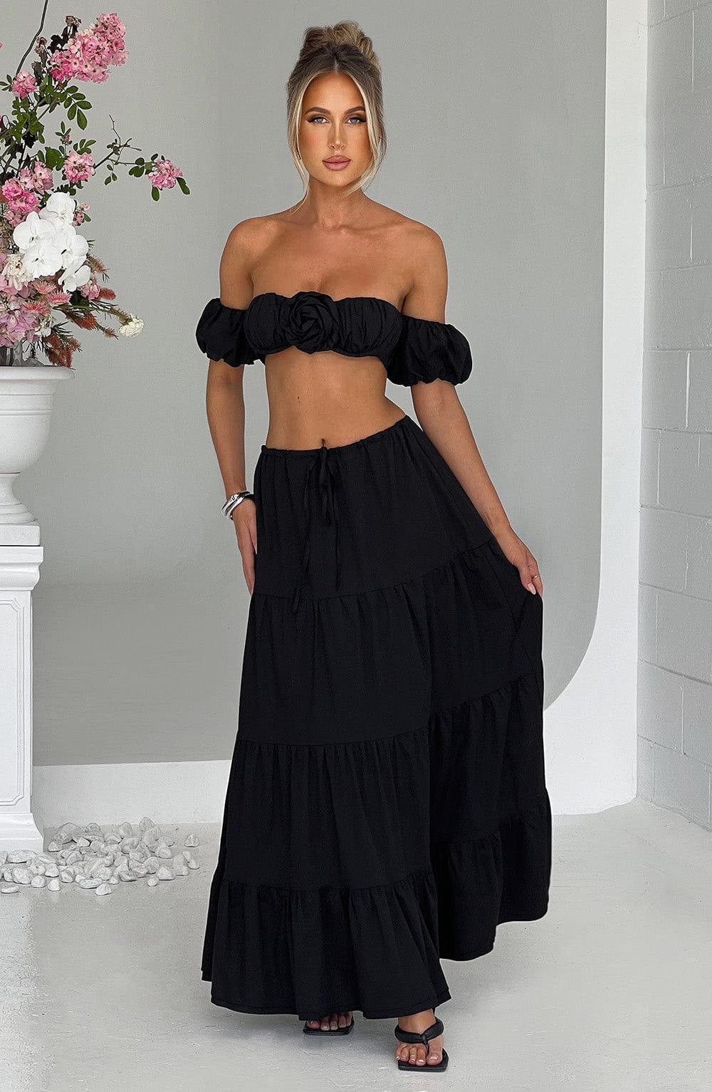 Carmen Maxi Skirt - Black Product Image