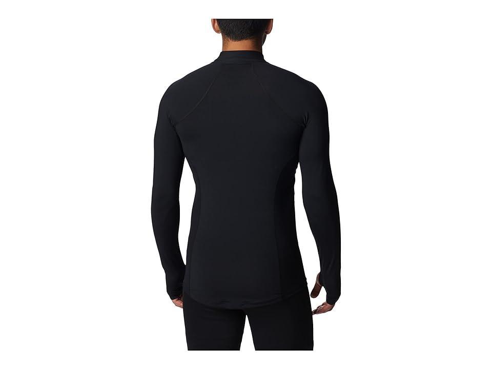 Columbia Men's Midweight Stretch LS Half Zip Top Black Product Image