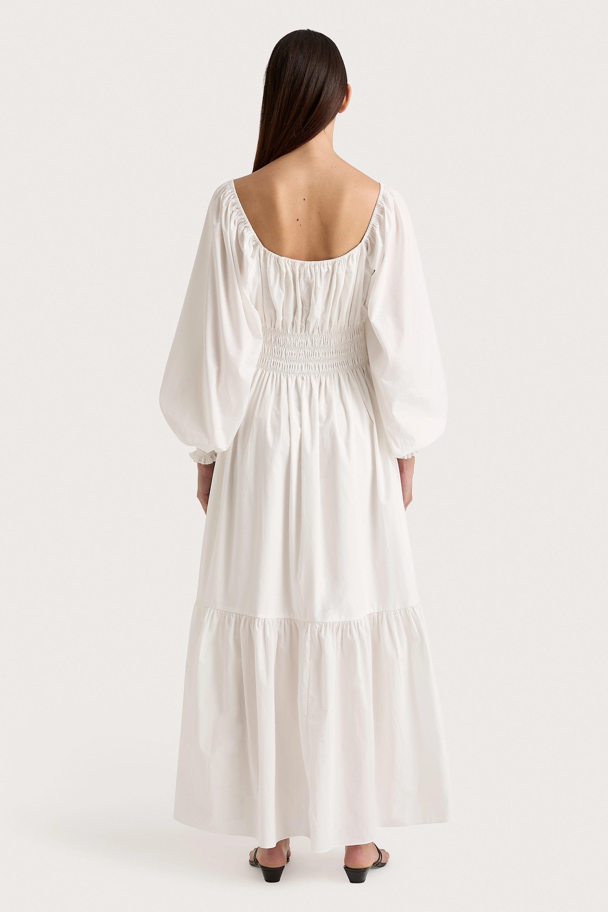 Fleur Maxi Dress White Product Image