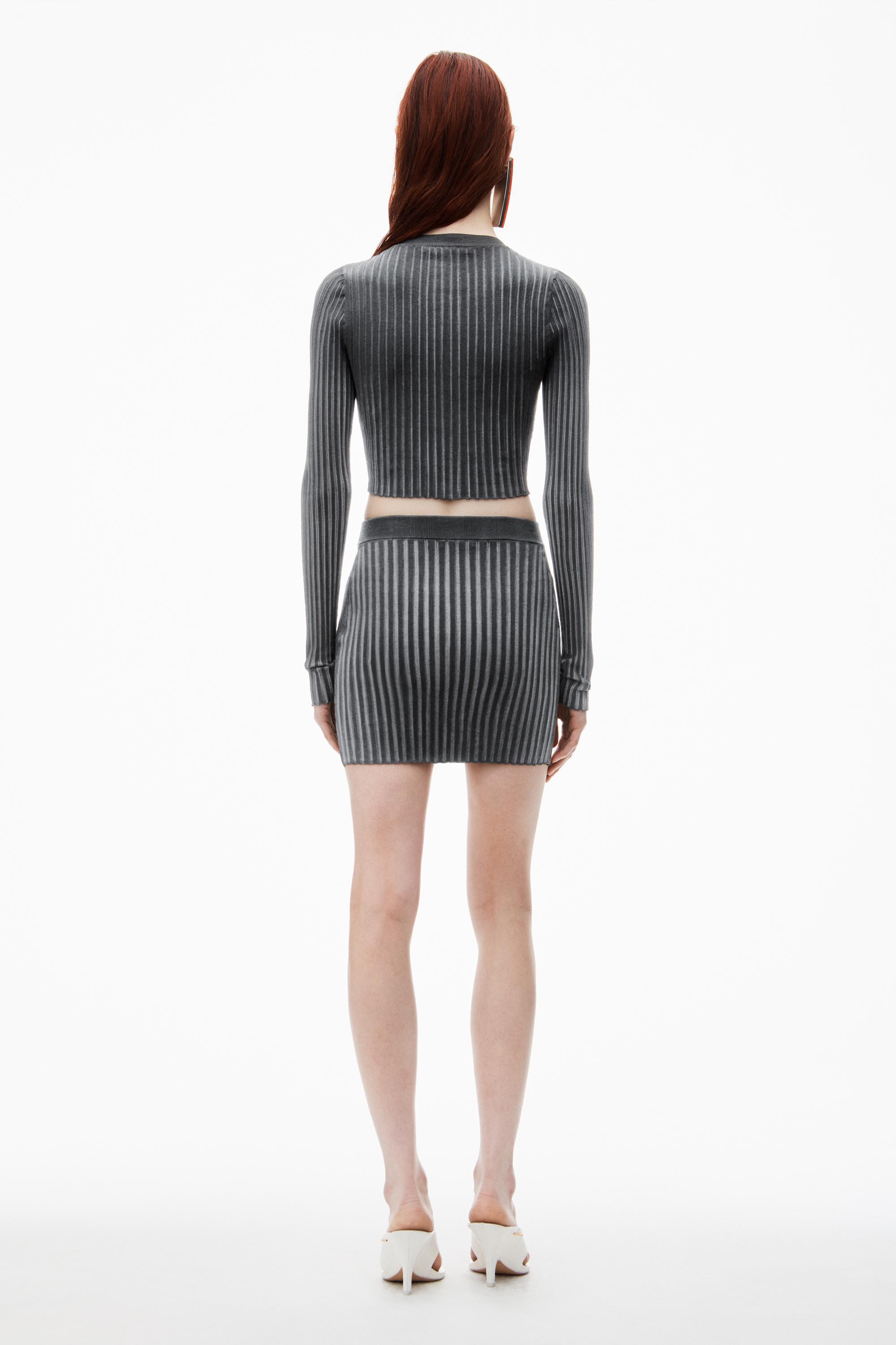 Mini Skirt In Rib-knit Product Image