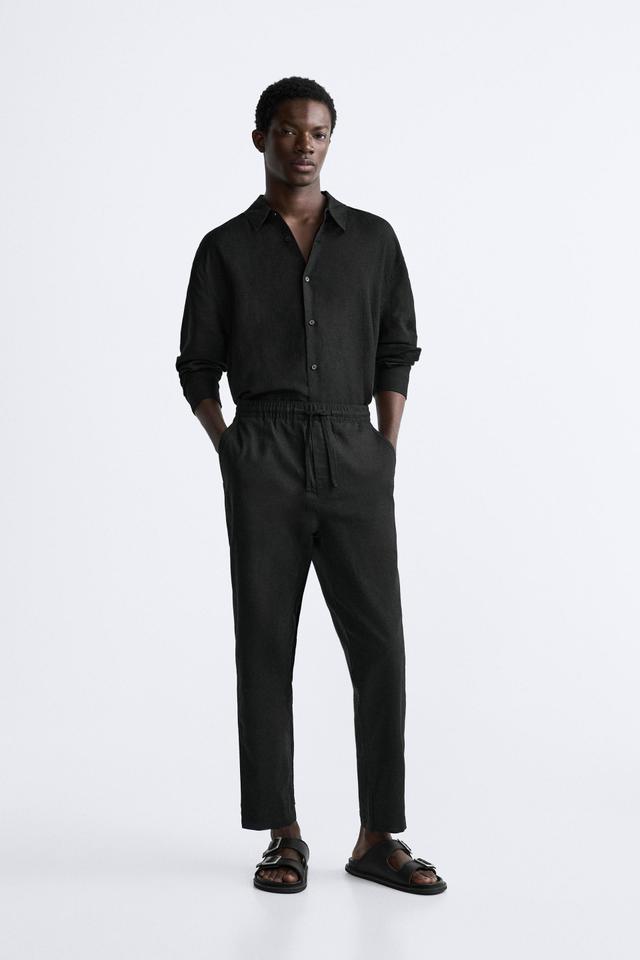 COTTON - LINEN PANTS Product Image