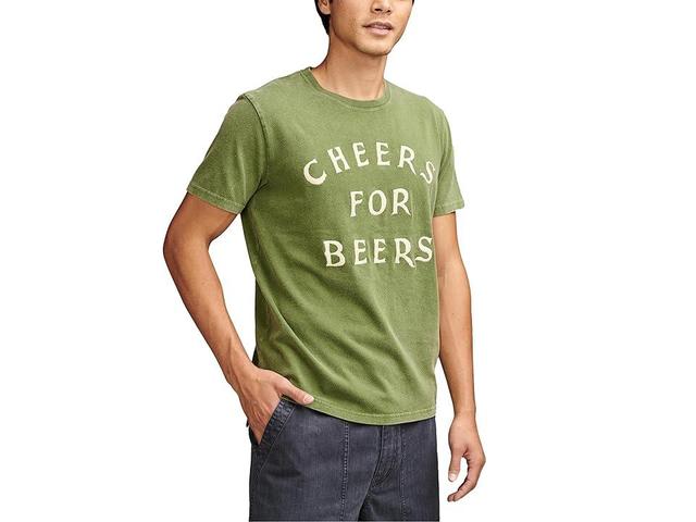 Lucky Brand Cheers (Garden ) Men's Short Sleeve Knit Product Image