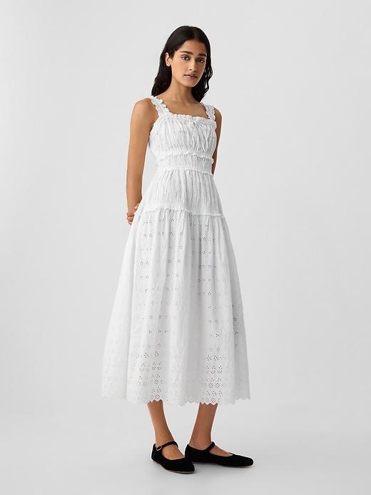 Gap &#215; DÔEN Eyelet Midi Dress Product Image