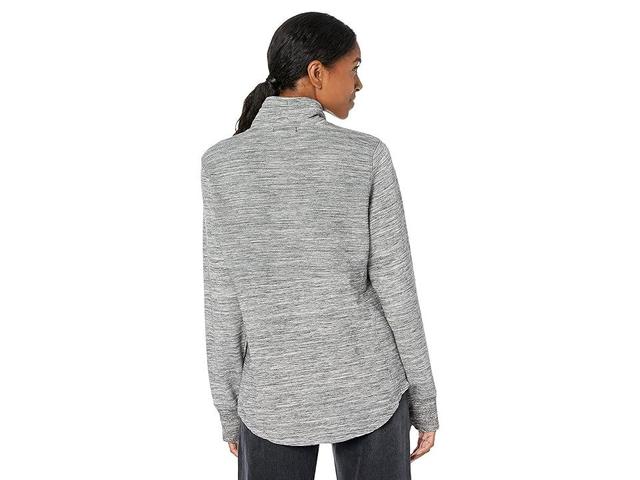 L.L.Bean Petite Bean's Cozy Mixed Knits Pullover Marled (Light Gray Marl) Women's Clothing Product Image