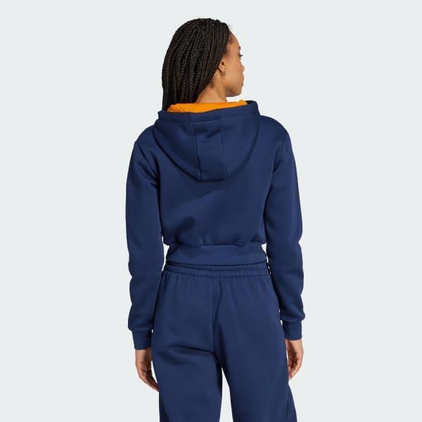 70s Short Full Zip Fleece Hoodie Product Image