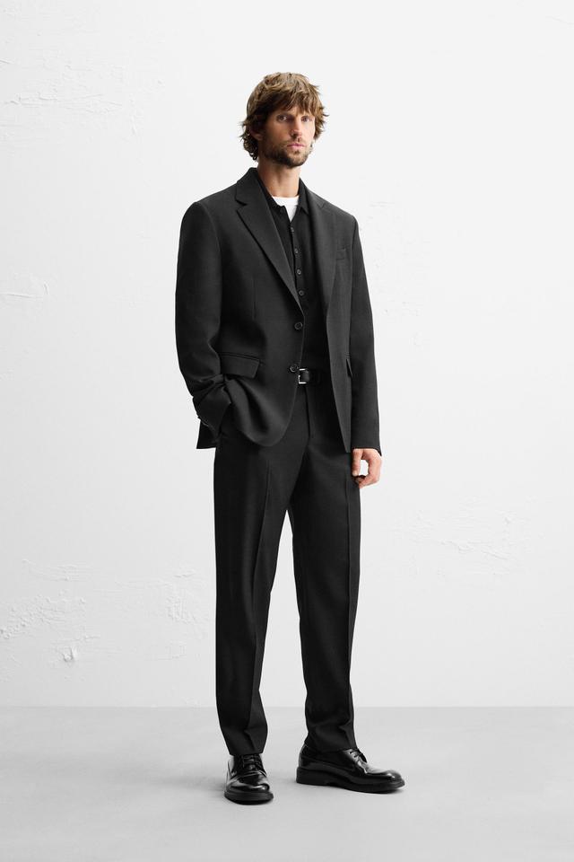 WOOL BLEND SUIT PANTS Product Image