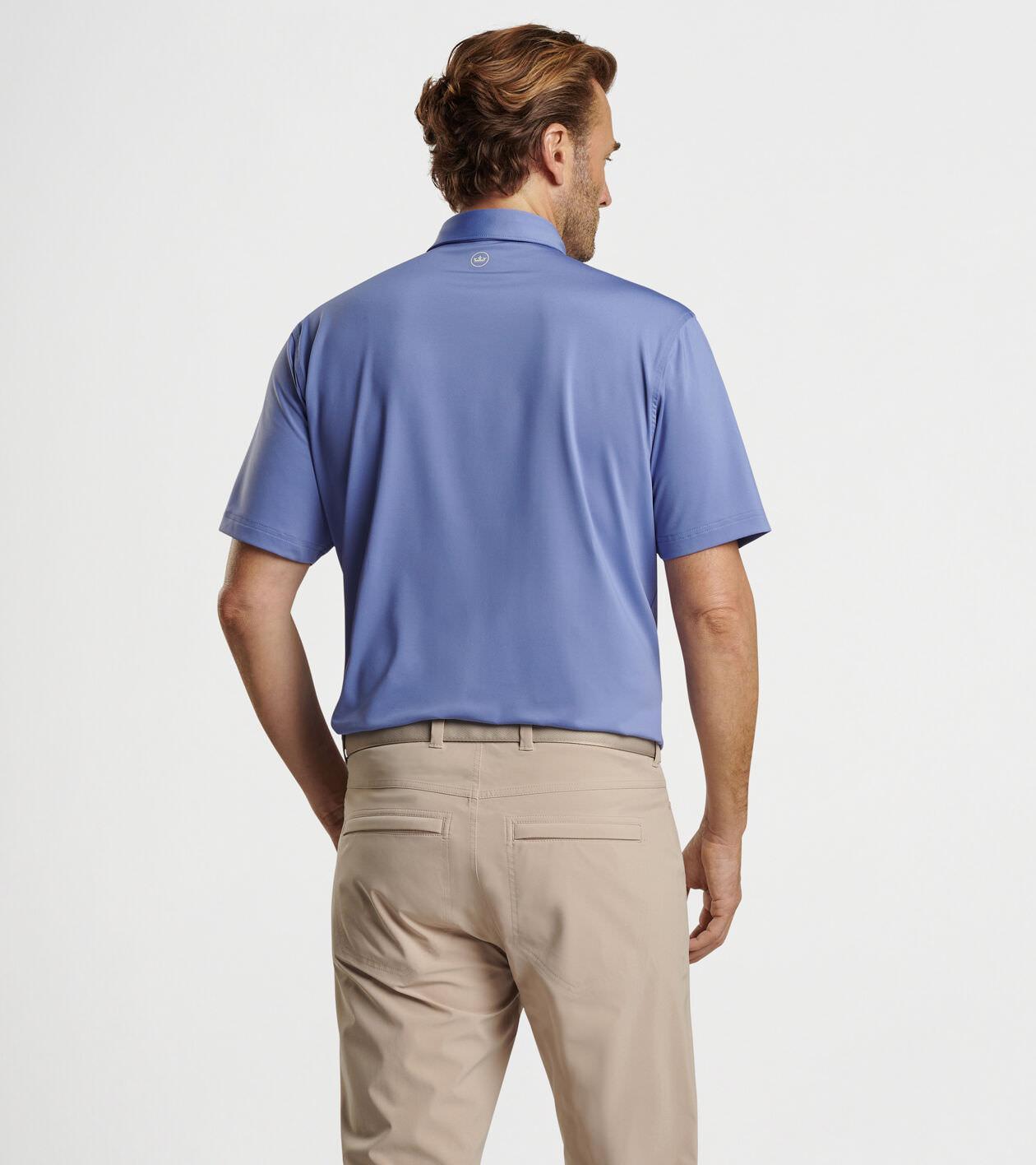 Solid Performance Jersey Polo (Sean Self Collar) Product Image